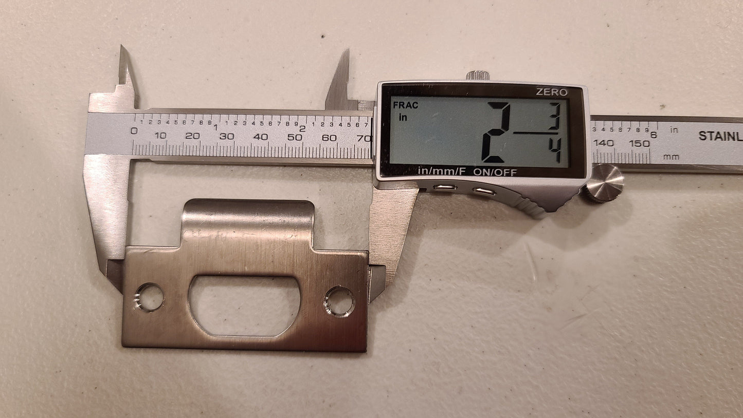 T-Srike Plate 2-3/4” x 1-1/8” Stainless Steel