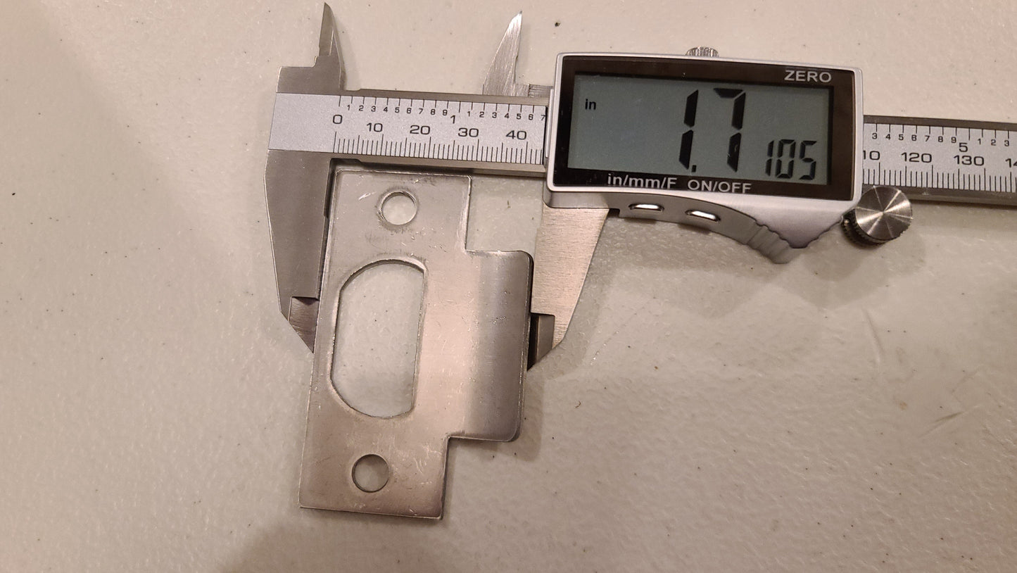 T-Srike Plate 2-3/4” x 1-1/8” Stainless Steel