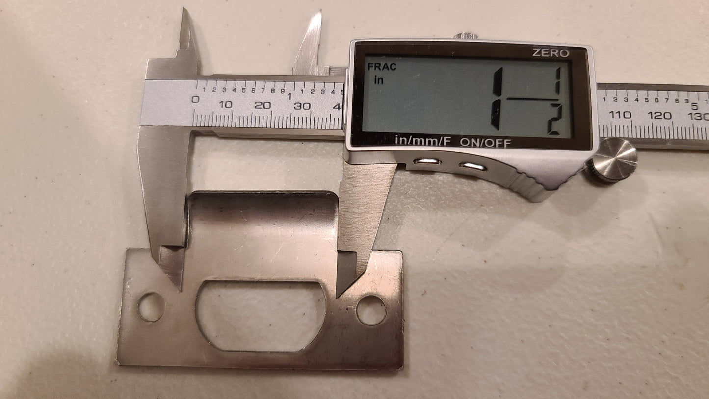 T-Srike Plate 2-3/4” x 1-1/8” Stainless Steel