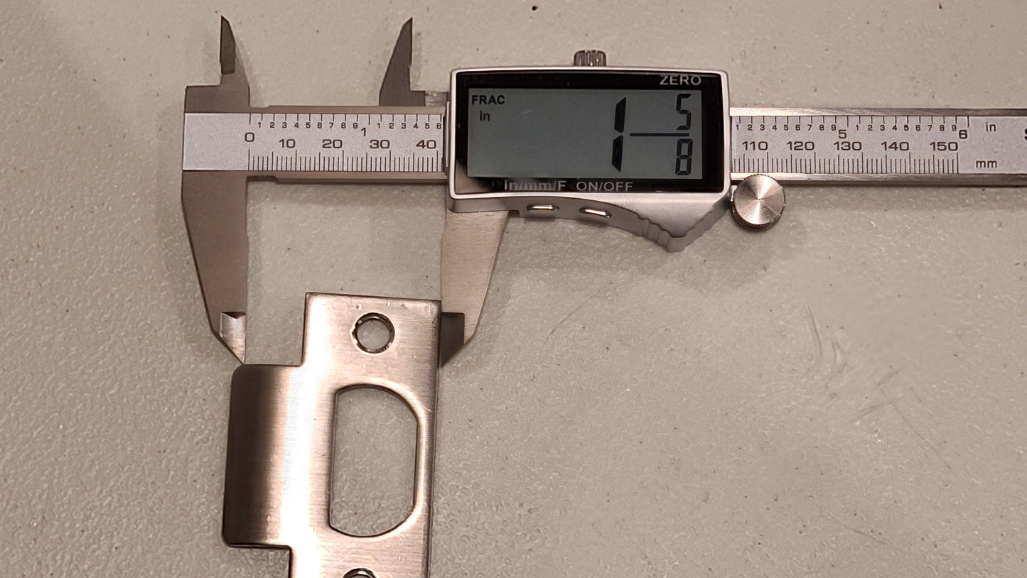 T-Srike Plate 2-3/4” x 1-1/8” Stainless Steel