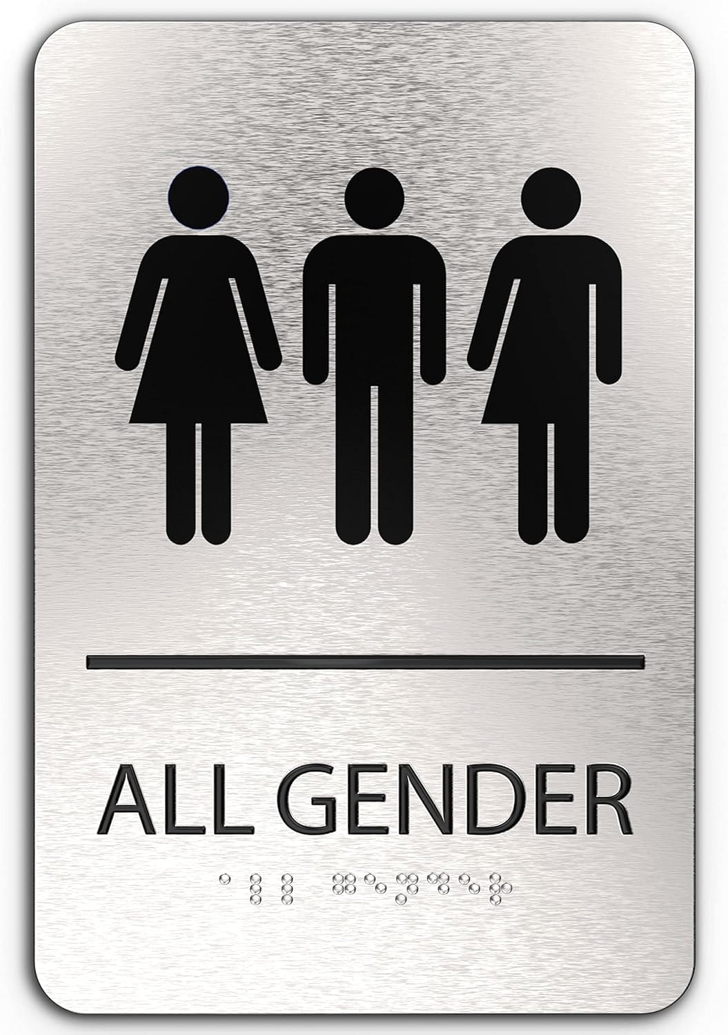 ADA Restroom Sign | All Gender Alternative | 6x9 inches