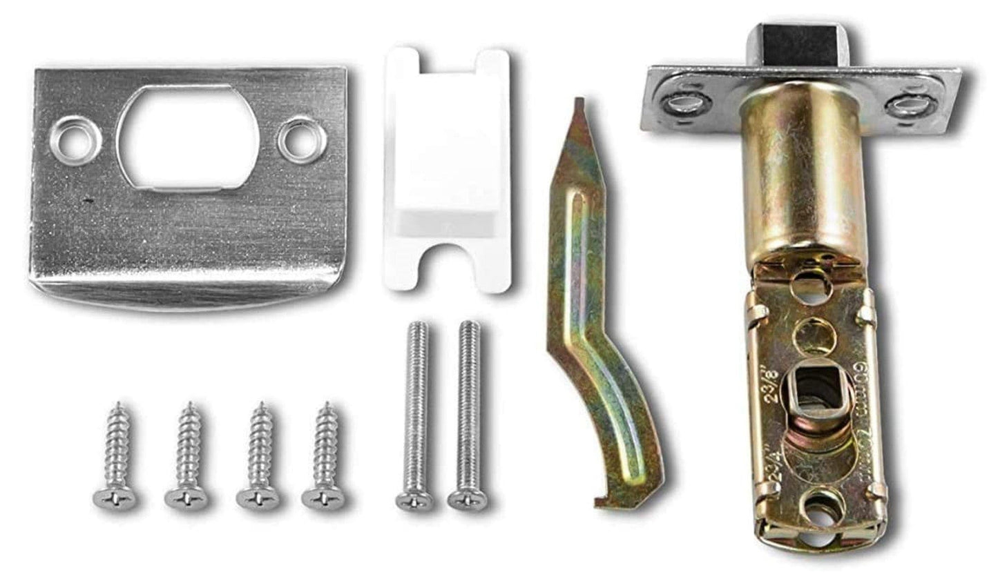 Privacy Indicator Door Lock with Keys in Satin Chrome