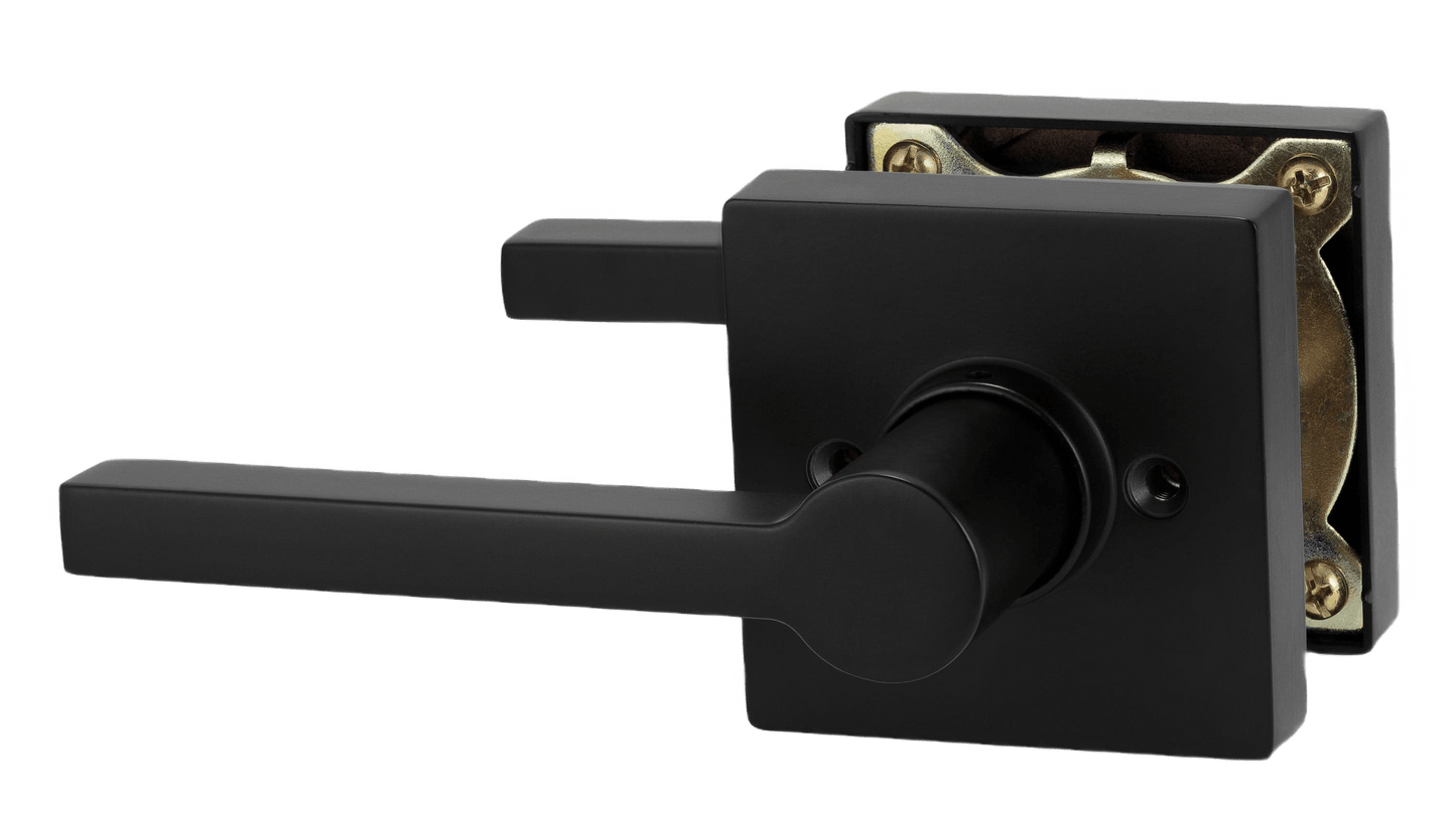 Passage Door Handle in Matte Black