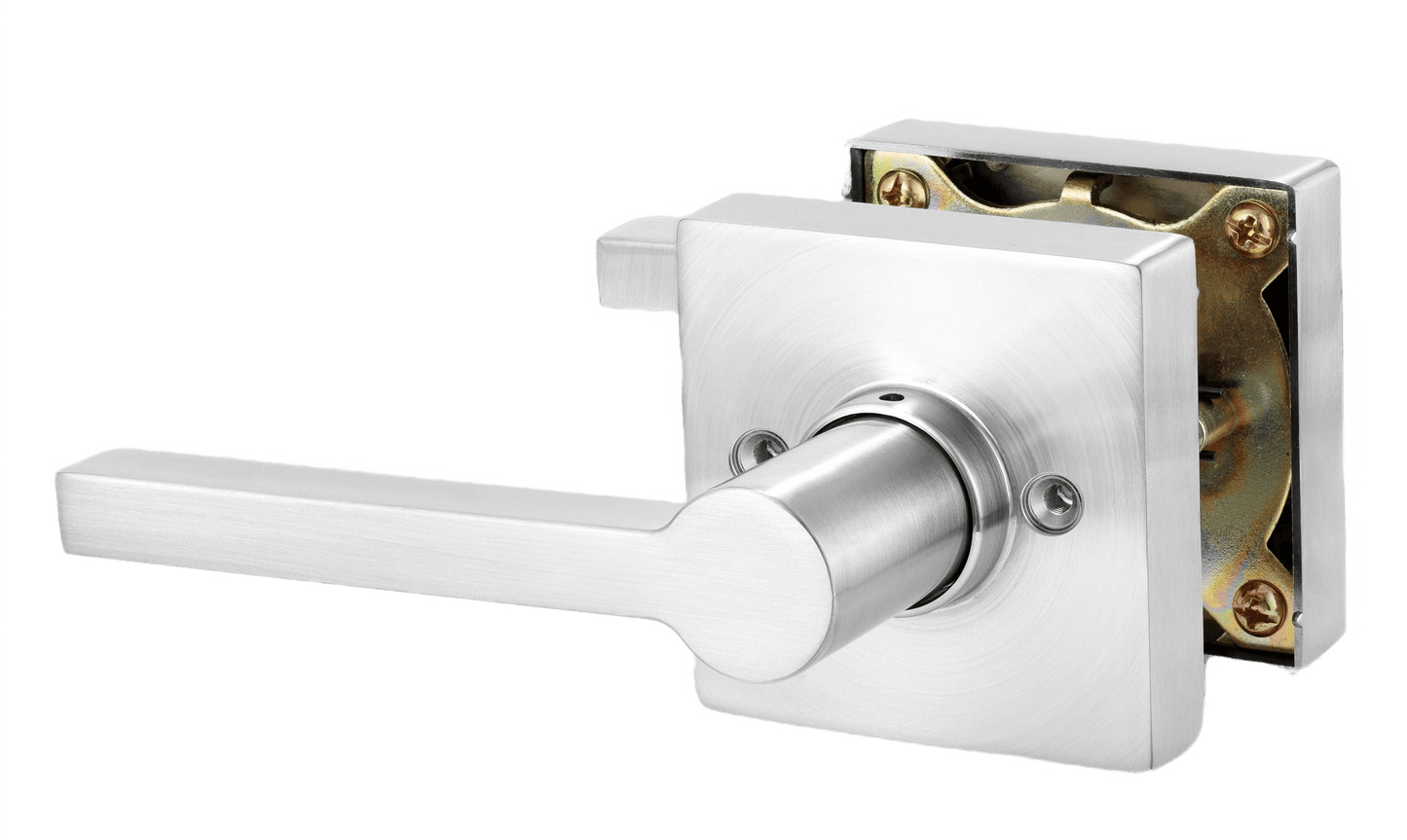 Passage Door Handle in Satin Chrome