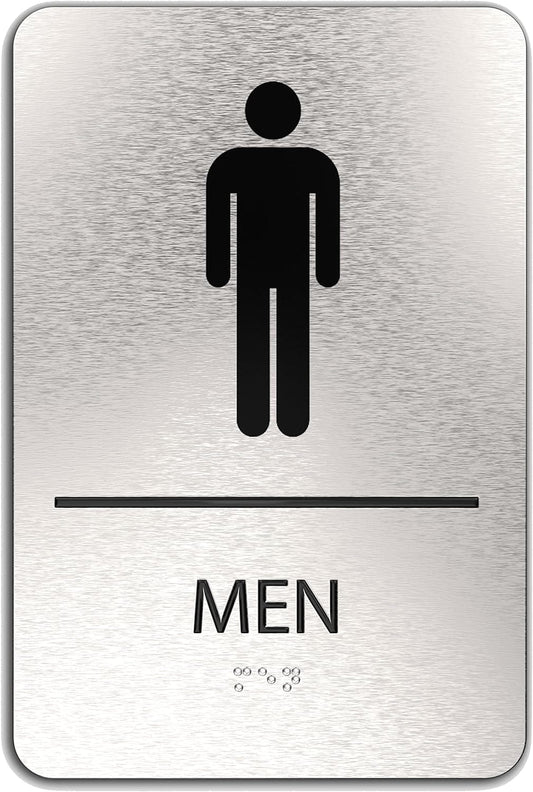 ADA Restroom Sign | Men | 6x9 inches