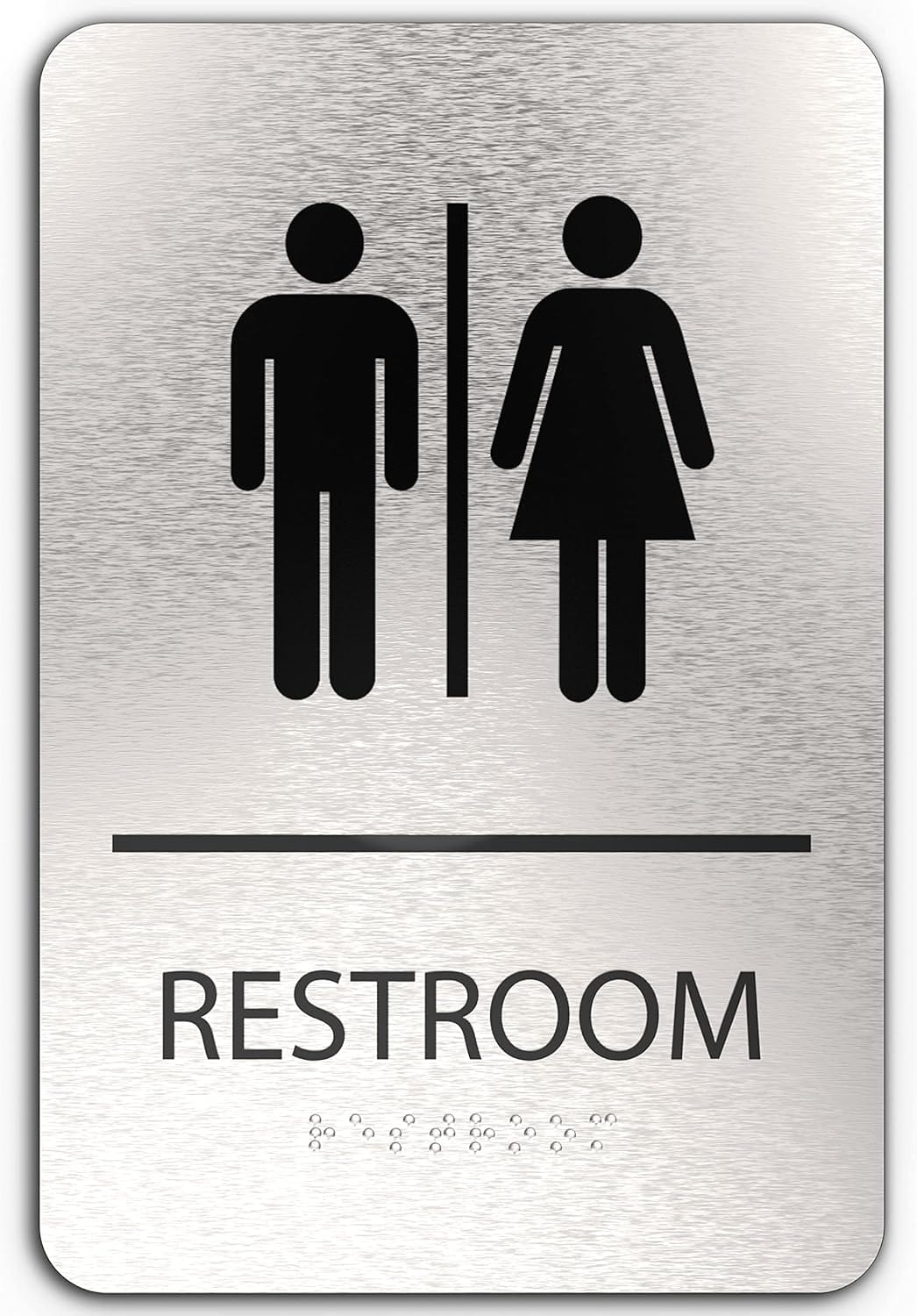 ADA Restroom Sign | Unisex | 6x9 inches