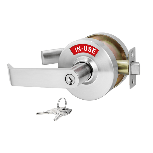 Premium Heavy Duty Commercial Door Lock with Indicator with Keys