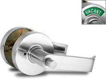 Load image into Gallery viewer, ADA Door Lock with Indicator in Satin Chrome - Left-Handed
