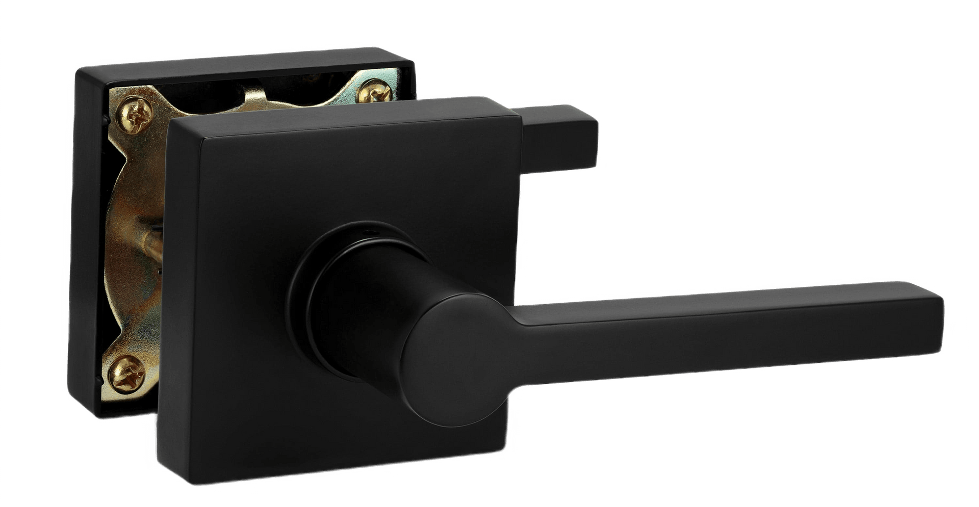 Passage Door Handle in Matte Black – VIZILOK