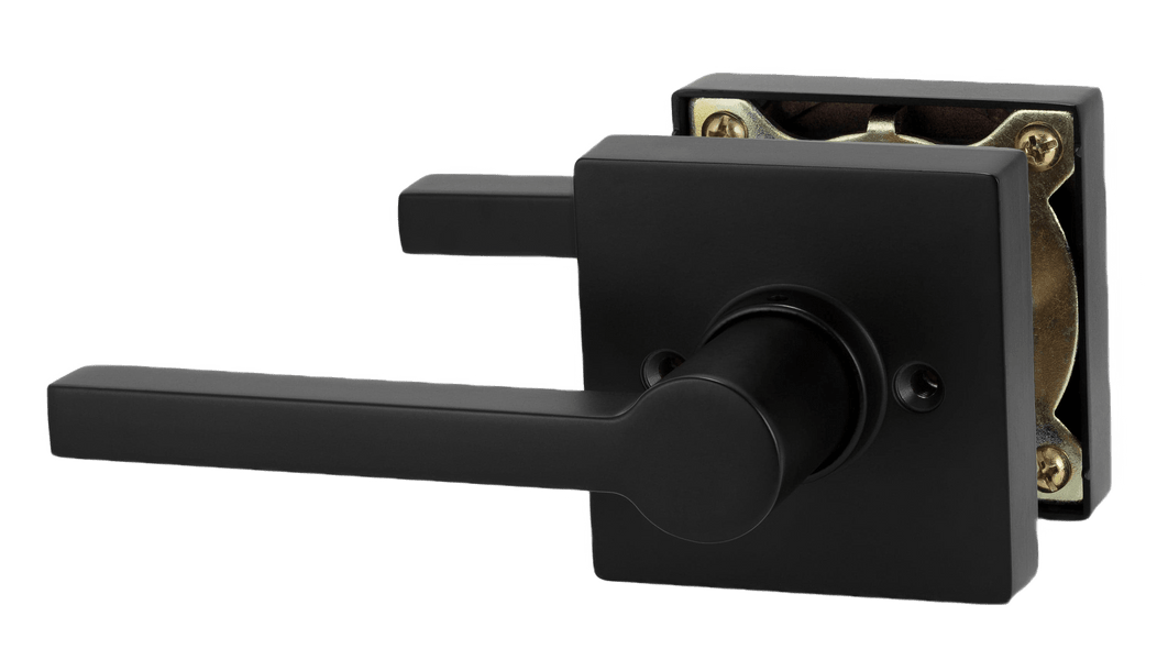 Interior Door Lock in Matte Black