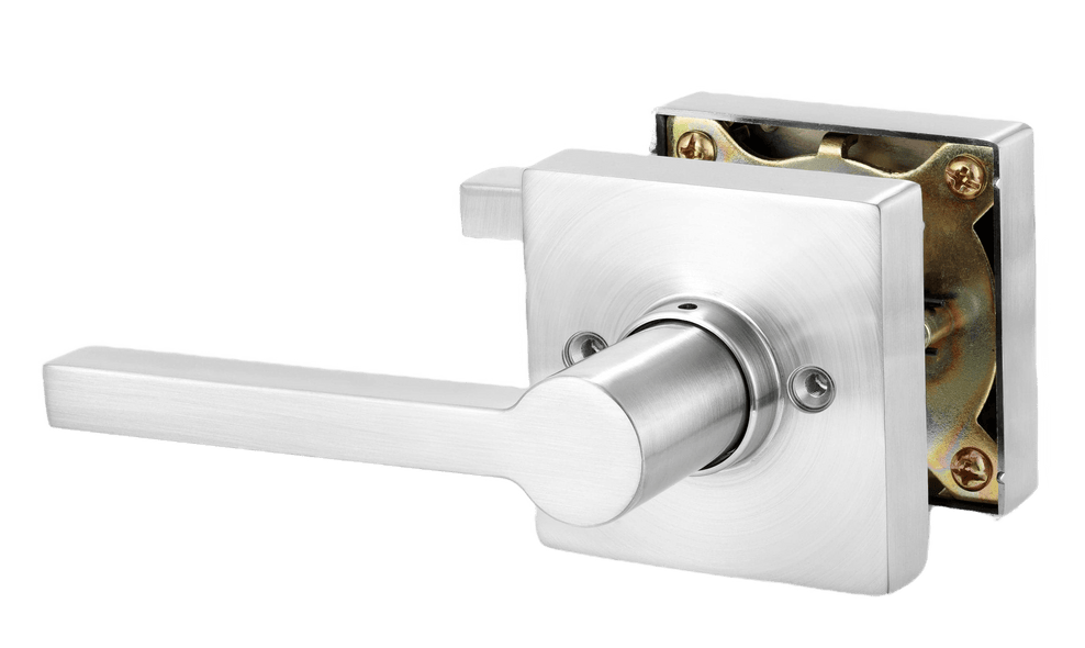 Interior Door Lock in Satin Chrome