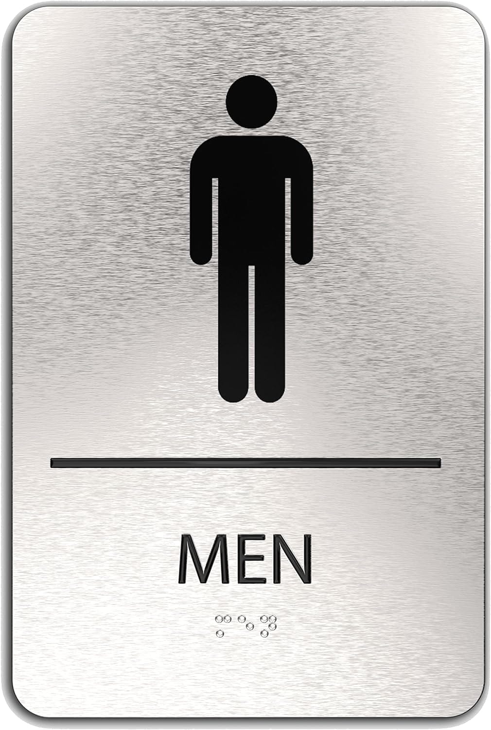 Male Restroom Sign MENS RESTROOM DOOR SIGN| STG Signs & Graphics