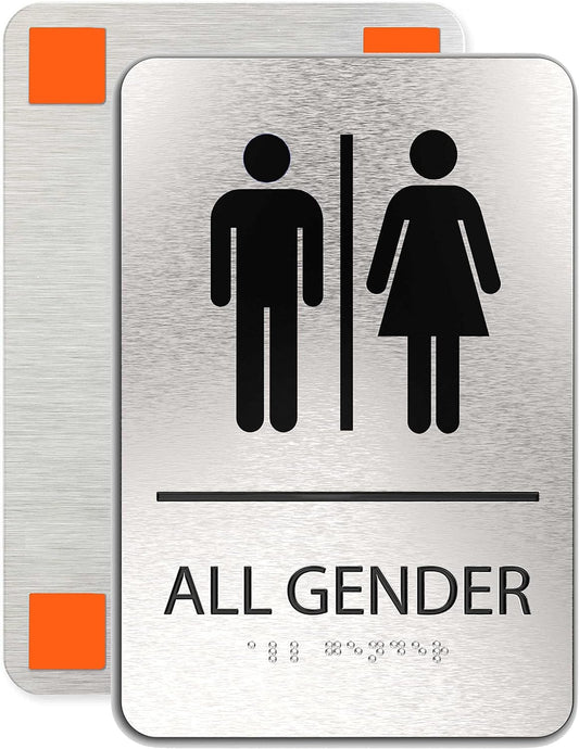 ADA Restroom Sign | All Gender | 6x9 inches