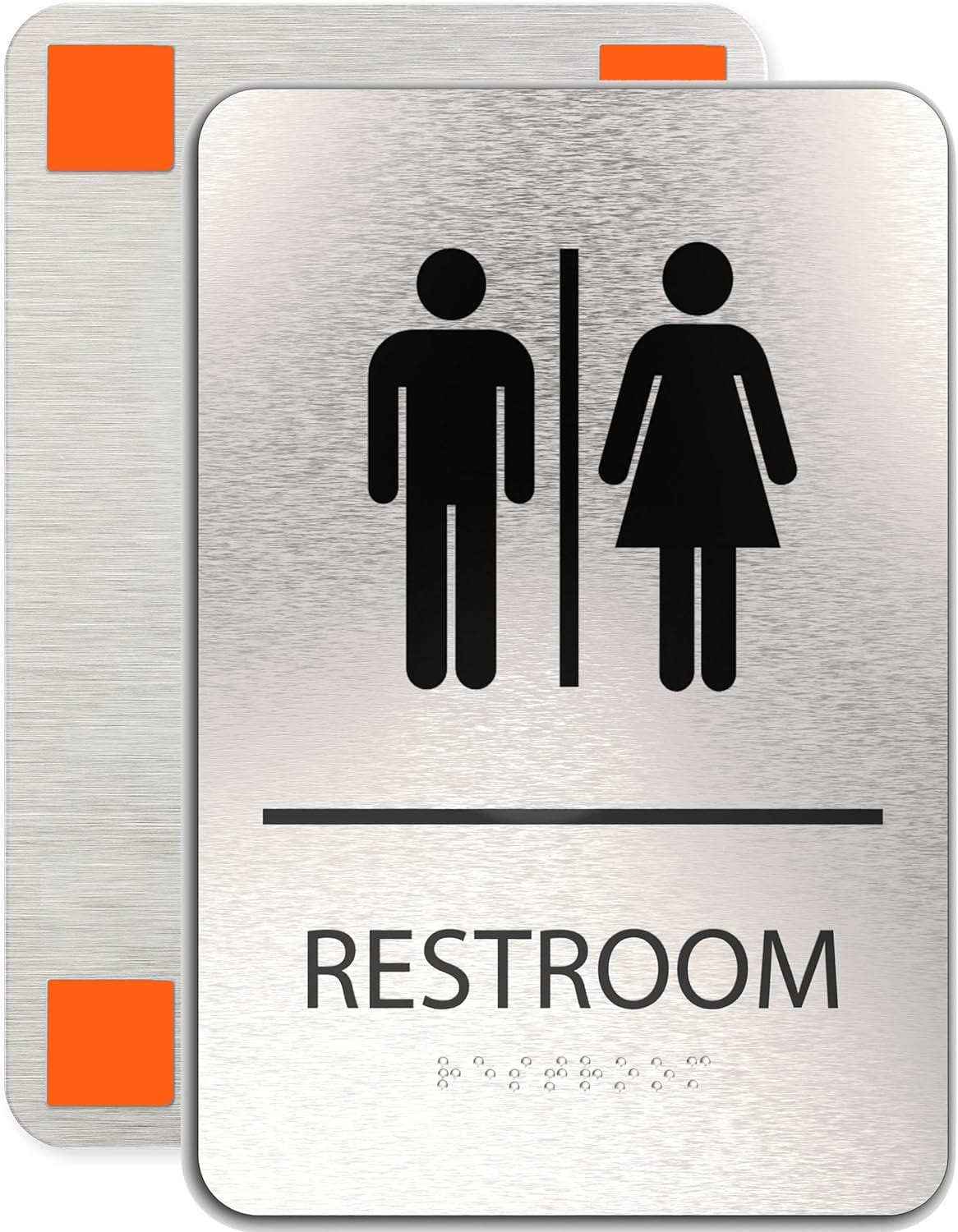 ADA Restroom Sign | Unisex | 6x9 inches