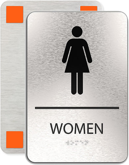 ADA Restroom Sign | Women | 6x9 inches